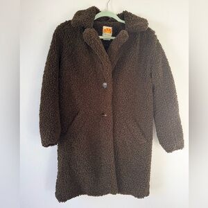 C&C California Chocolate Sherpa Teddy Jacket/ Winter Coat